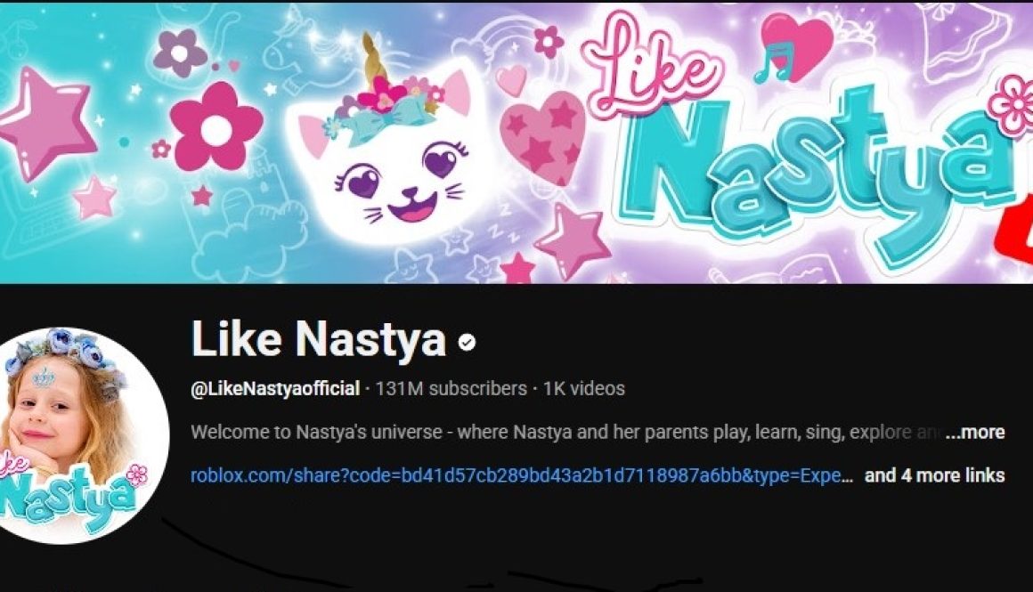 Like nastya youtube
