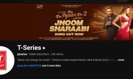 t-series on youtube